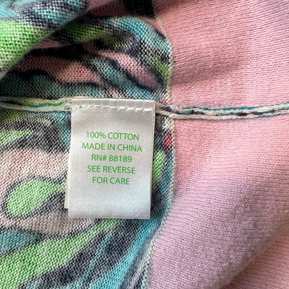 Lilly Pulitzer Paley Cardigan in Dress Rehearsal Size Large - Picture 6 of 6
